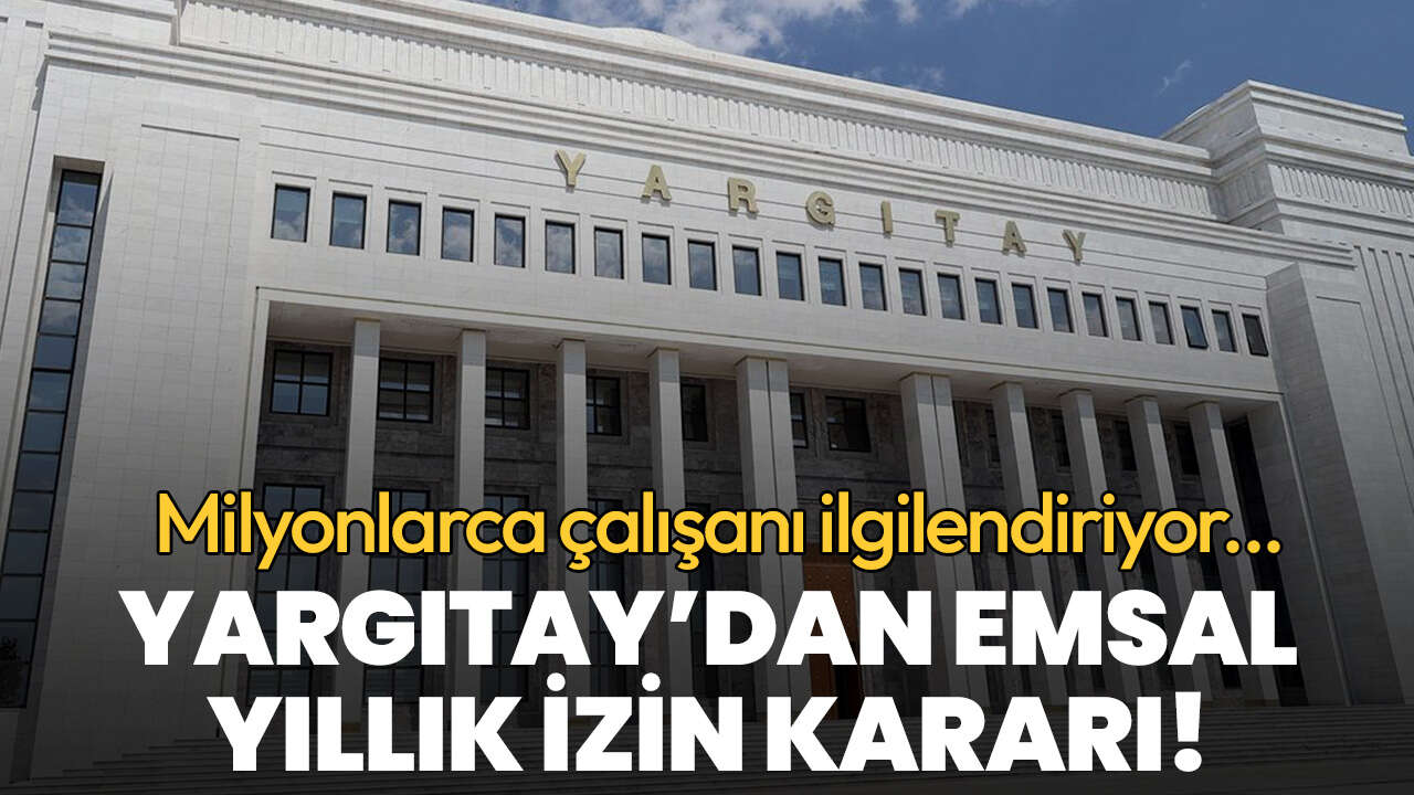 işçilerin yıllık izin hafta tatili günlerinin yıllık izin süresine dahil edilemez