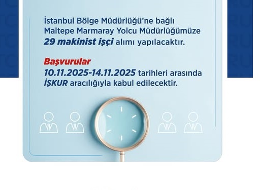 TCDD Taşımacılık A Ş Bünyesinde İşçi alımı yapıyor 